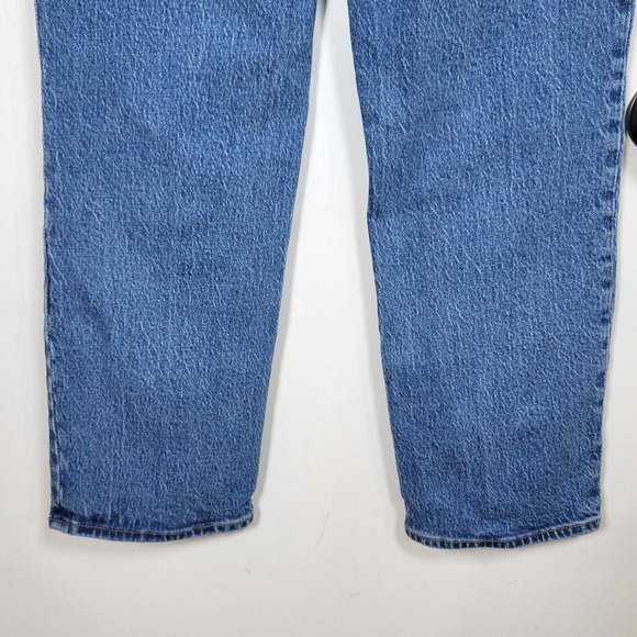 Abercrombie & Fitch The 90's Straight Ultra High Rise Size 29/8R Distressed - Picture 5 of 8